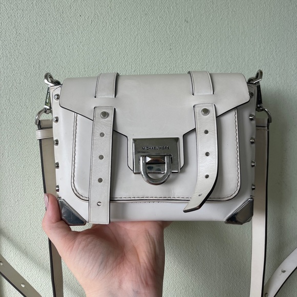 Michael Kors Handbags - Michael Kors Manhattan Small Leather Crossbody Bag